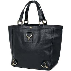 Gucci Abbey GG Print Tote Bag in Black Leather (130739) for Women